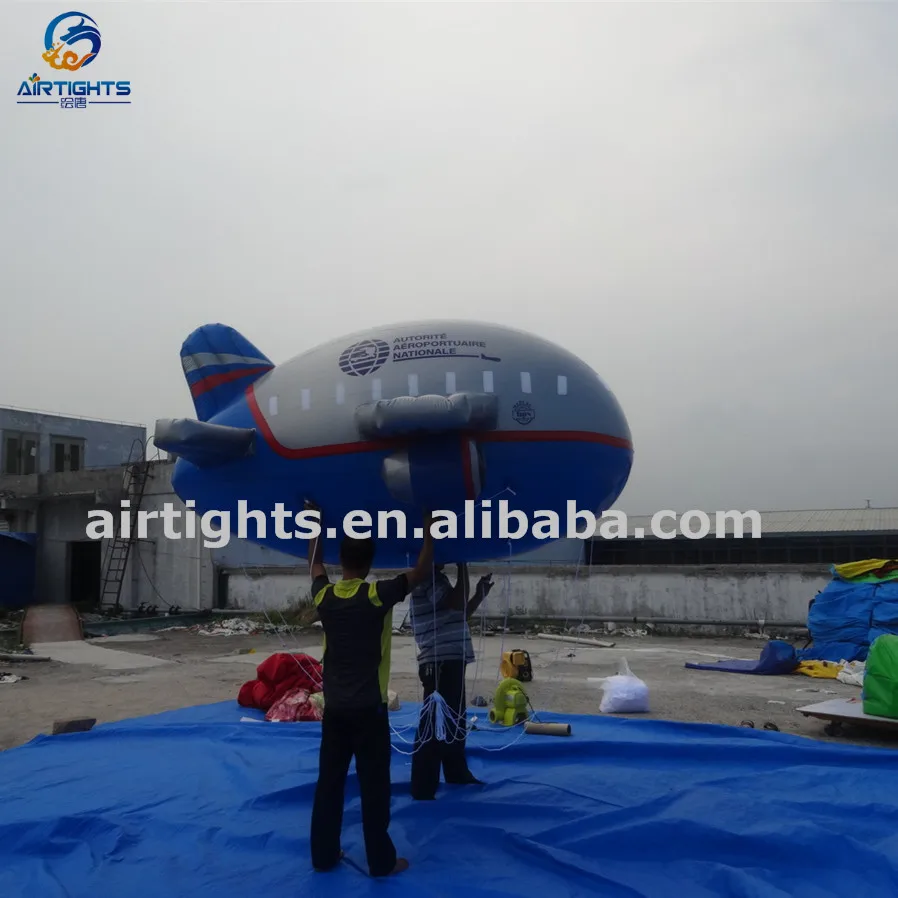 Factory Good Price Helium Air Ship Planes huge inflatable Blimps for advertising