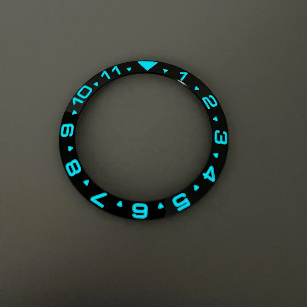 Full Super Blue Luminous 38mm Slope  SKX007  Watch  Ceramic Bezel Insert