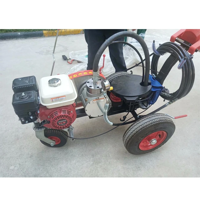2023 Hot Selling Airless Line Striper Automatically Stripe Skip-lines Cold Paint Road Marking Machines