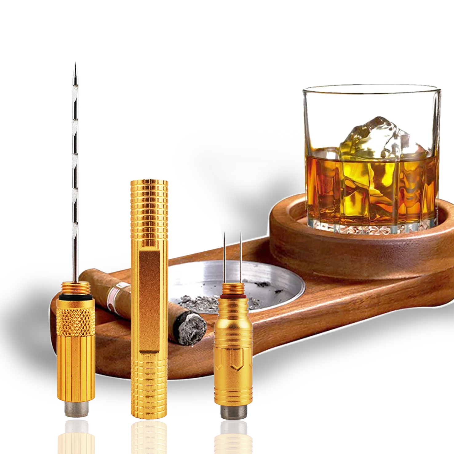 E-PIN Hot Selling Multi-function Cigar Tools 4 in 1 Cigar Cutter Punch Needles