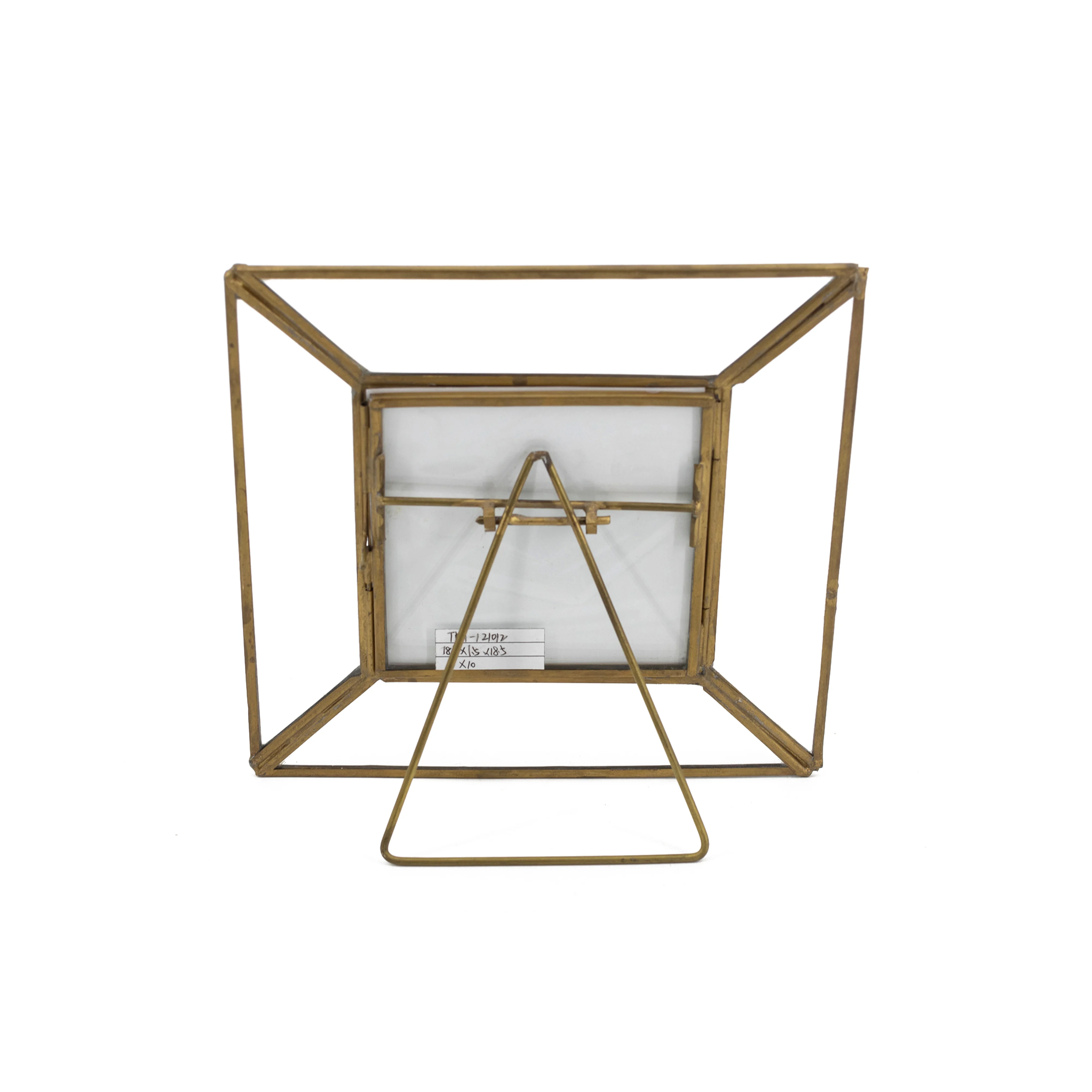 Home Furnishing Personality Creative Decoration Iron Art Geometric Metal Three-Dimensional Picture Photo Frame