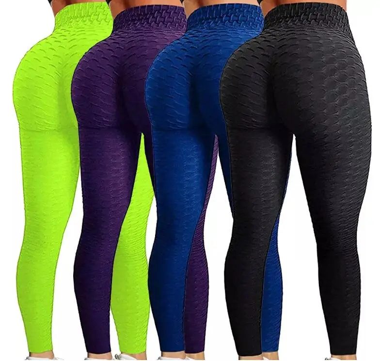 
OEM Butt Lift Yoga Pants Women Tiktok gym Leggings Seamless Anti Cellulite Leggings 