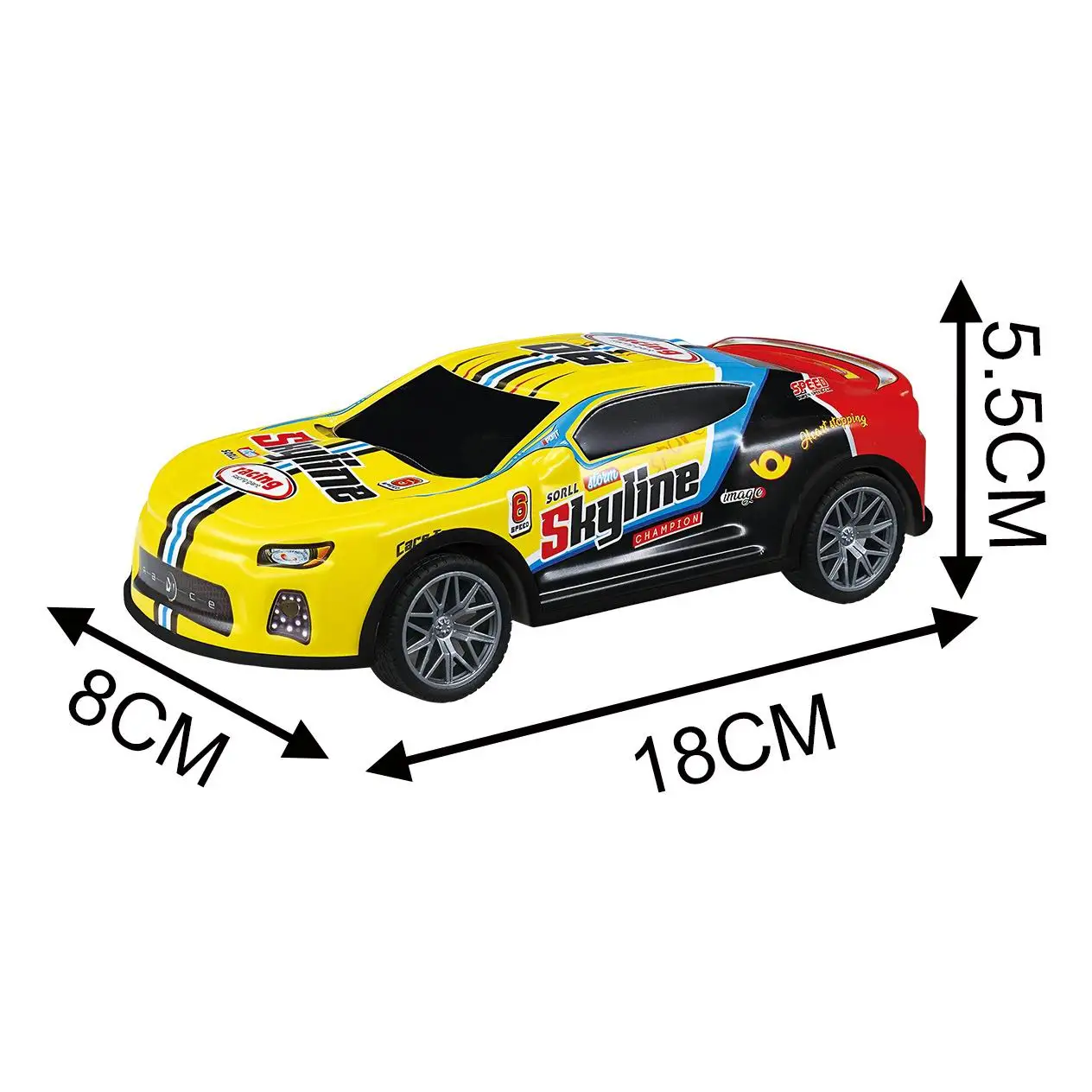 2024 Kids New 1:24 2.4g Alloy Drift Racing Car Toy Cool Four-way Remote Control Alloy Racing Toy