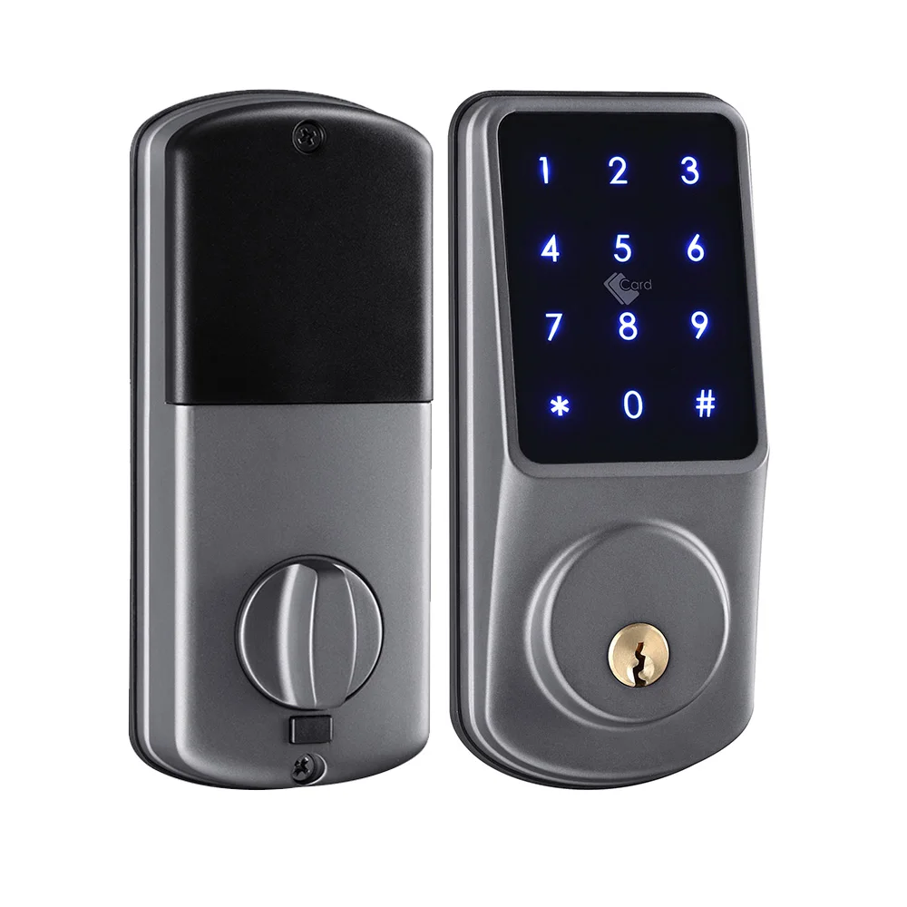 Home Security Smart Deadboltl Lock TTlock Access Airbnb Alexa Card Password Keyless Digital Lock for door