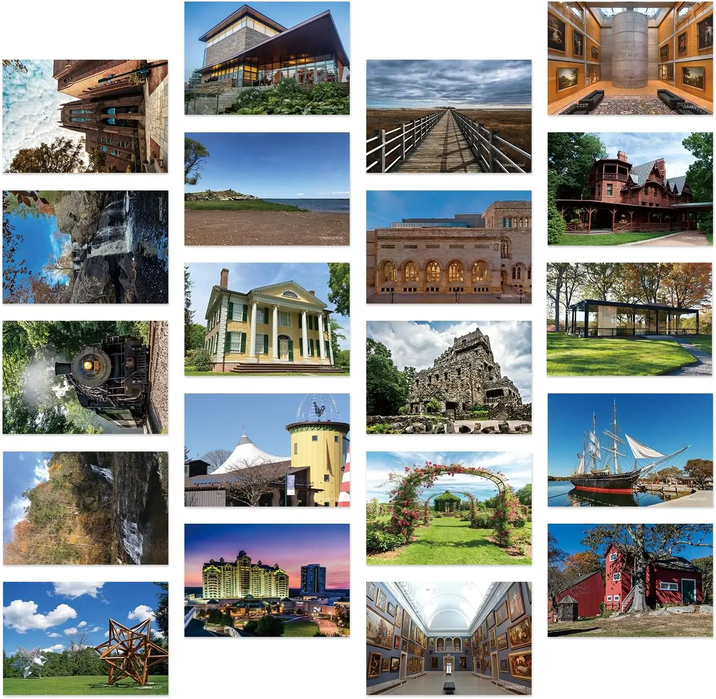 Landscape Postcards  Postcards from Around the World Greeting Cards for Business World Travel Postcard for Mailing