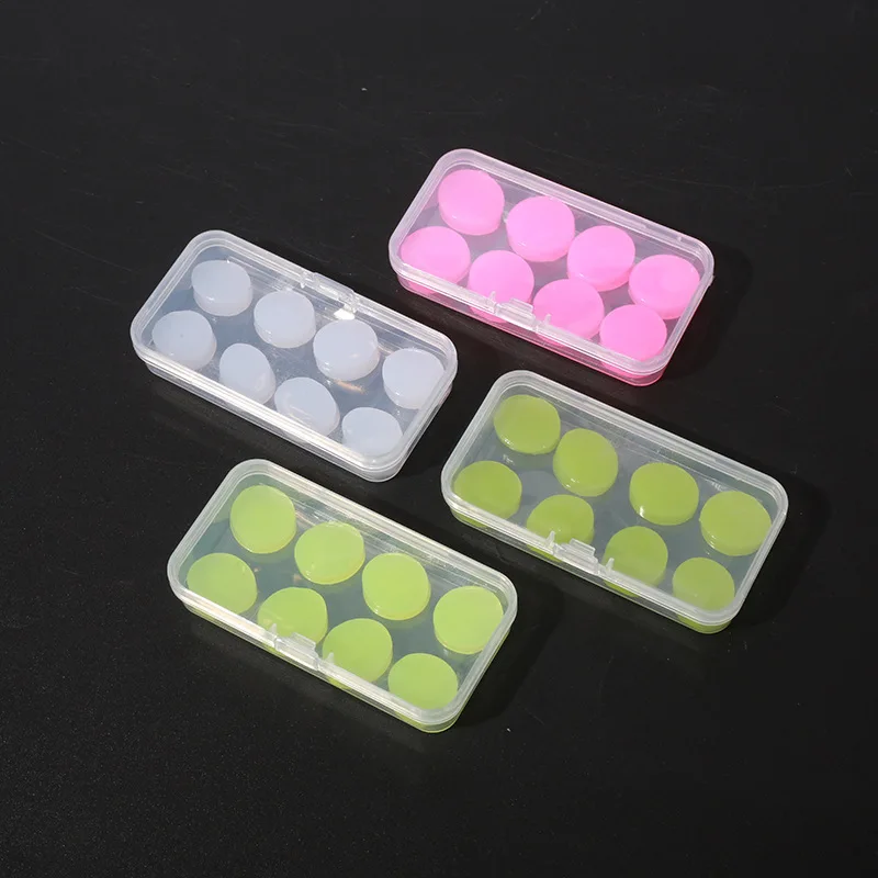 Ear Plugs for Sleeping Swimming, 8 Pair Reusable Silicone Moldable Noise Cancelling Earplugs
