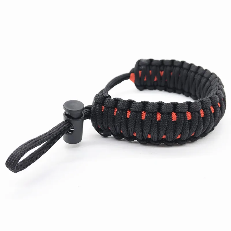 Регулируемый на заказ ремешок для камеры Paracord с быстроразъемными пряжками кемпинга и походов
