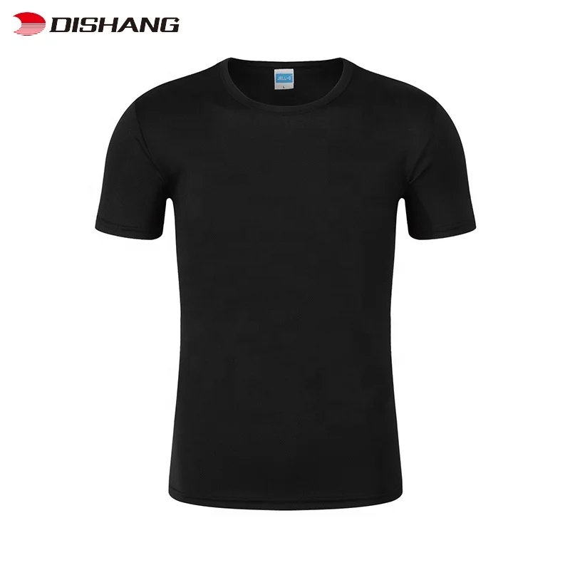 Hot Sale Workout quick dry Gym wear mens clothing custom logo Polyester  t shirt for men
