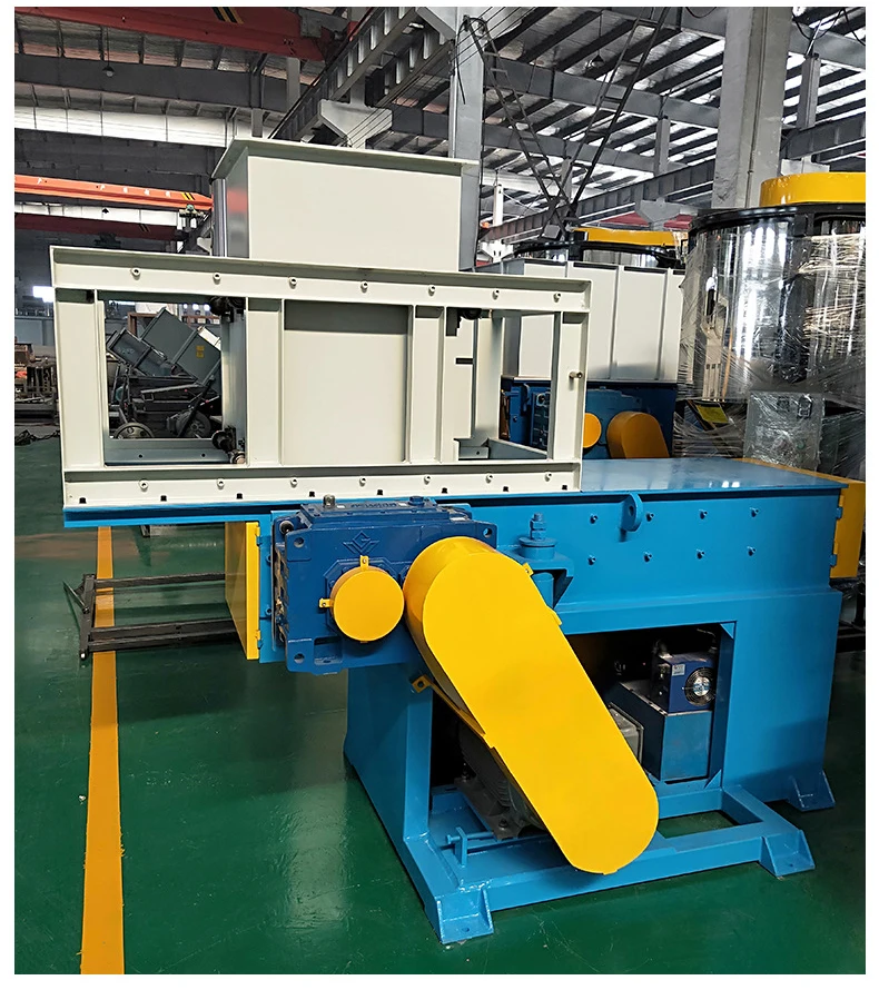 Multi-Function Single Shaft Plastic Shredder for Recycling Paper/Drum/ Wood/ Tyre/Film/Jumbo/ Woven Bag Shredding