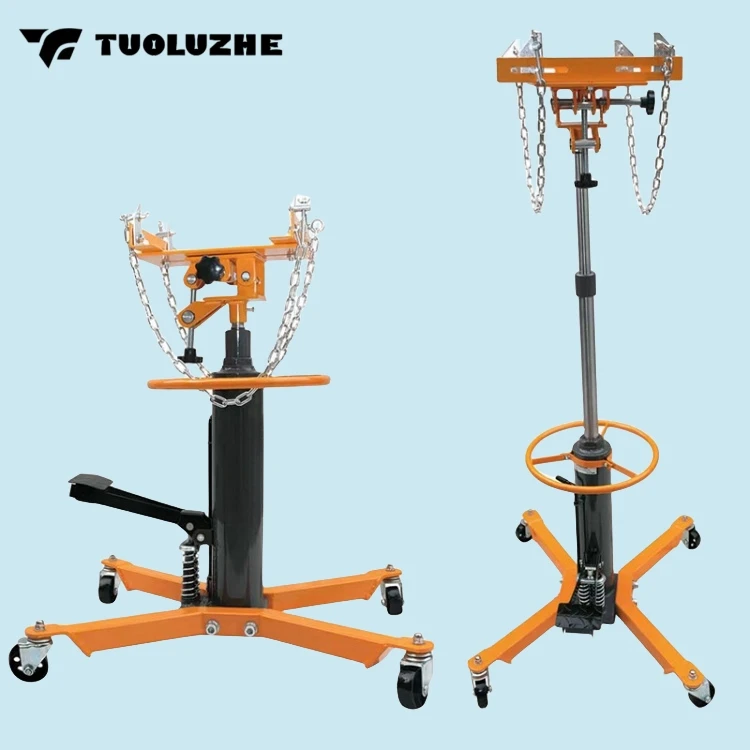 Double pump high-level conveyor transmission jack for gearbox 0.5 ton