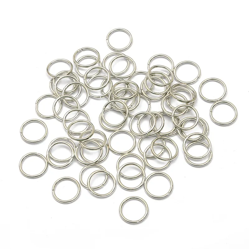 DIY Jewelry Findings Open Single Loops Jump Rings Split Ring for jewelry making Open Jump Rings Connectors Wholesale