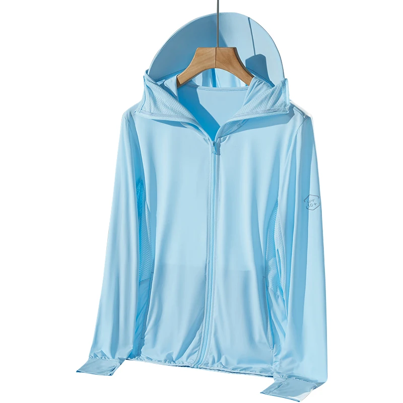 LOGO batch custom mesh summer men and women models sunscreen clothing can take off the brim models UV protection clothing