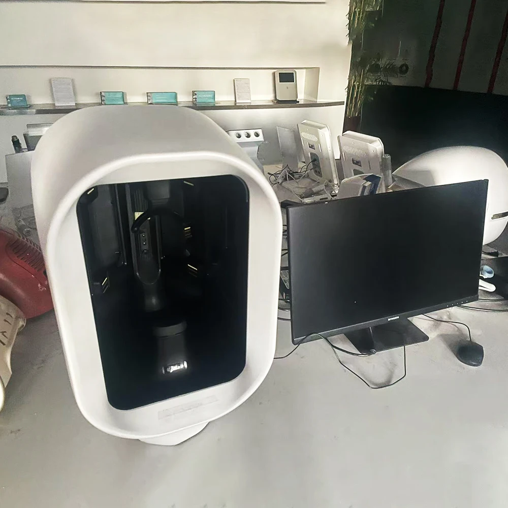 Hot Selling Full Face Derma Scanner 3D Professional Skin Analyzer Machine Skin Colour Detector