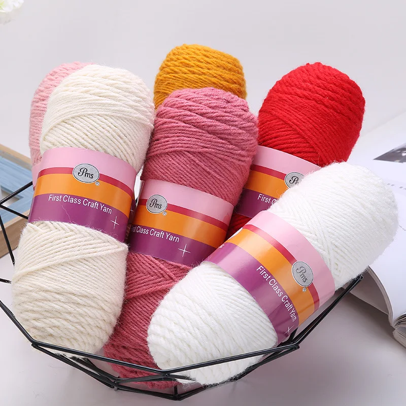 wholesale Soft Crochet Milk Cotton Knitting Yarn Soft Baby Cotton Yarn
