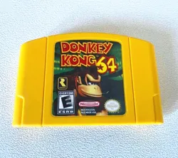 High quality Donkey Kong in Yellow Shell ZELDA OCARINA OF TIME ZELDA MASTER QUEST in Gold Shell for N64 game card