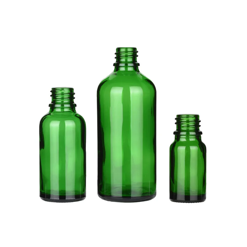 100ml Amber Green Clear Blue Essential Oil Dispensing  Cosmetic Oil Empty Container with Dropper Sprayer and Measurement