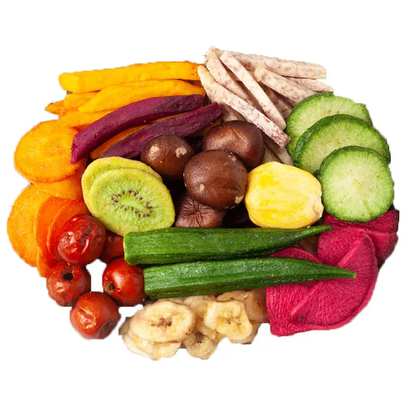 Healthy Snacks Tea time Snacks Freezed dried vegetable snacks Fruit Chips Assorted Taste Crisp Dried Fruit