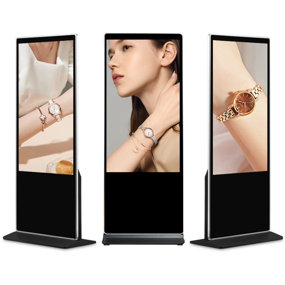 hot-selling vertical electronic advertising machine video wall panel indoor bluetooth transparent curved led display