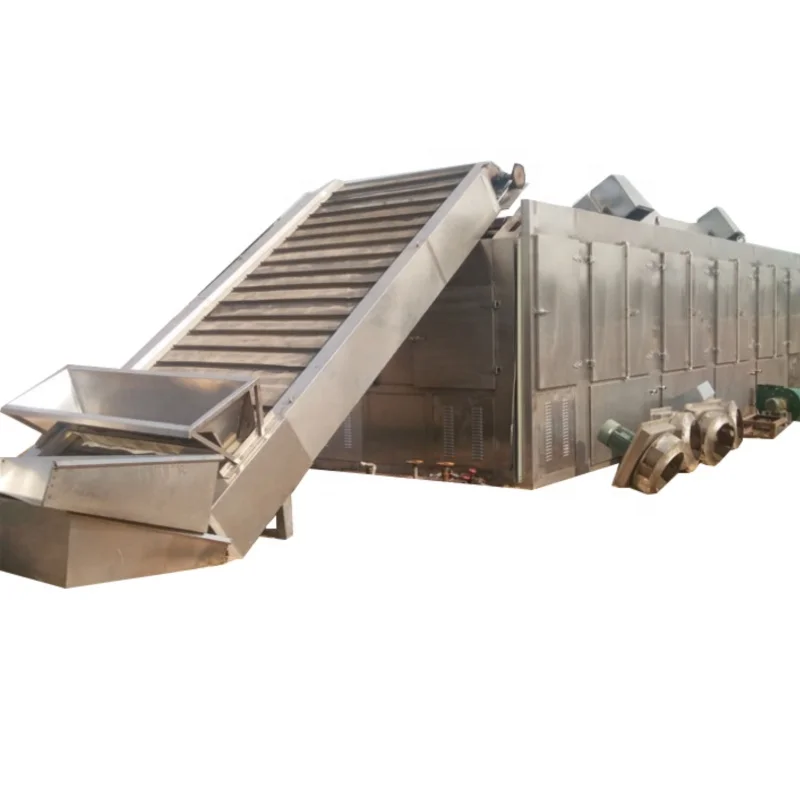 Large Capacity Continuous Hot Air Conveyor Mesh Belt Corn Dryer Machine