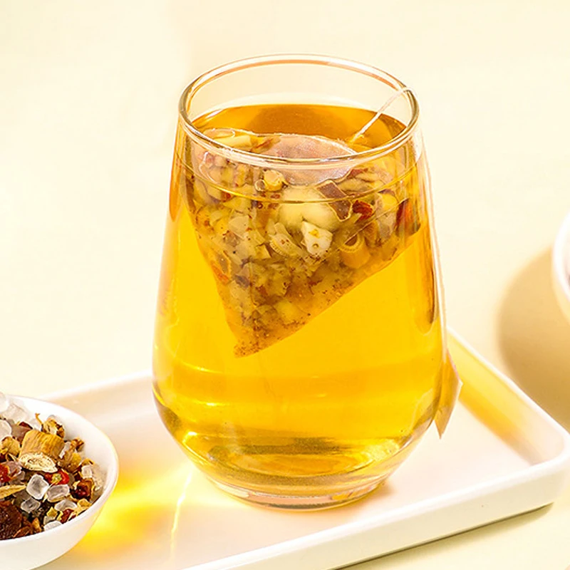 OEM/RTS Pear Soup High-Quality Ingredients Handpicked Selection Tea Bags in Triangle Shape good for health for adults