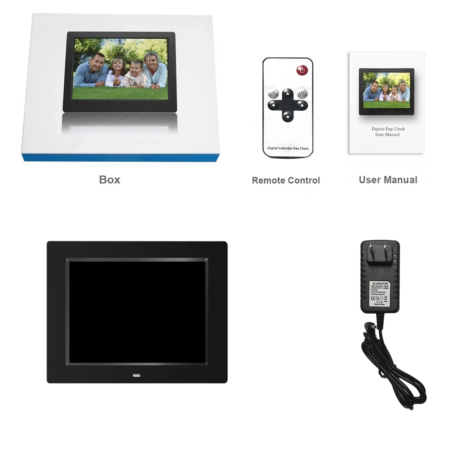 amazon top seller 8 inch digital calendar lcd day clock with 5 alarms and 3 reminders for memory loss seniors