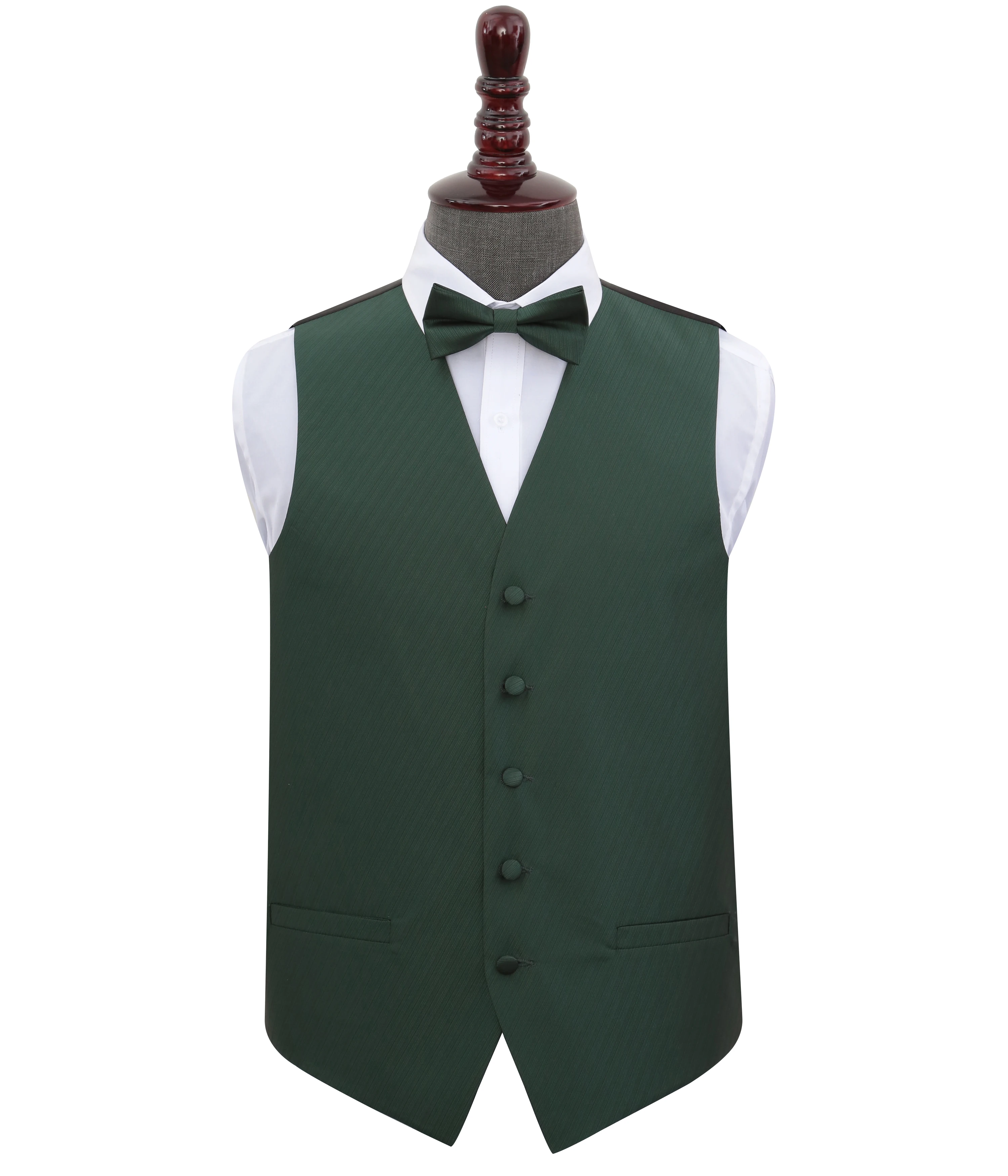 Красивый высококачественный мужской полосатый розовый красный полиэфирный жилет для униформы