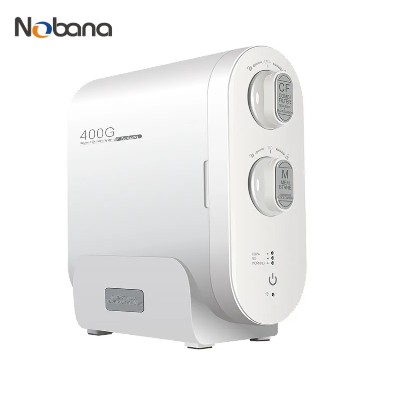 
 400 г галлона компактный под раковиной ro шкаф Tankless 5-ти ступенчатый фильтр для очистки воды обратного осмоса  
