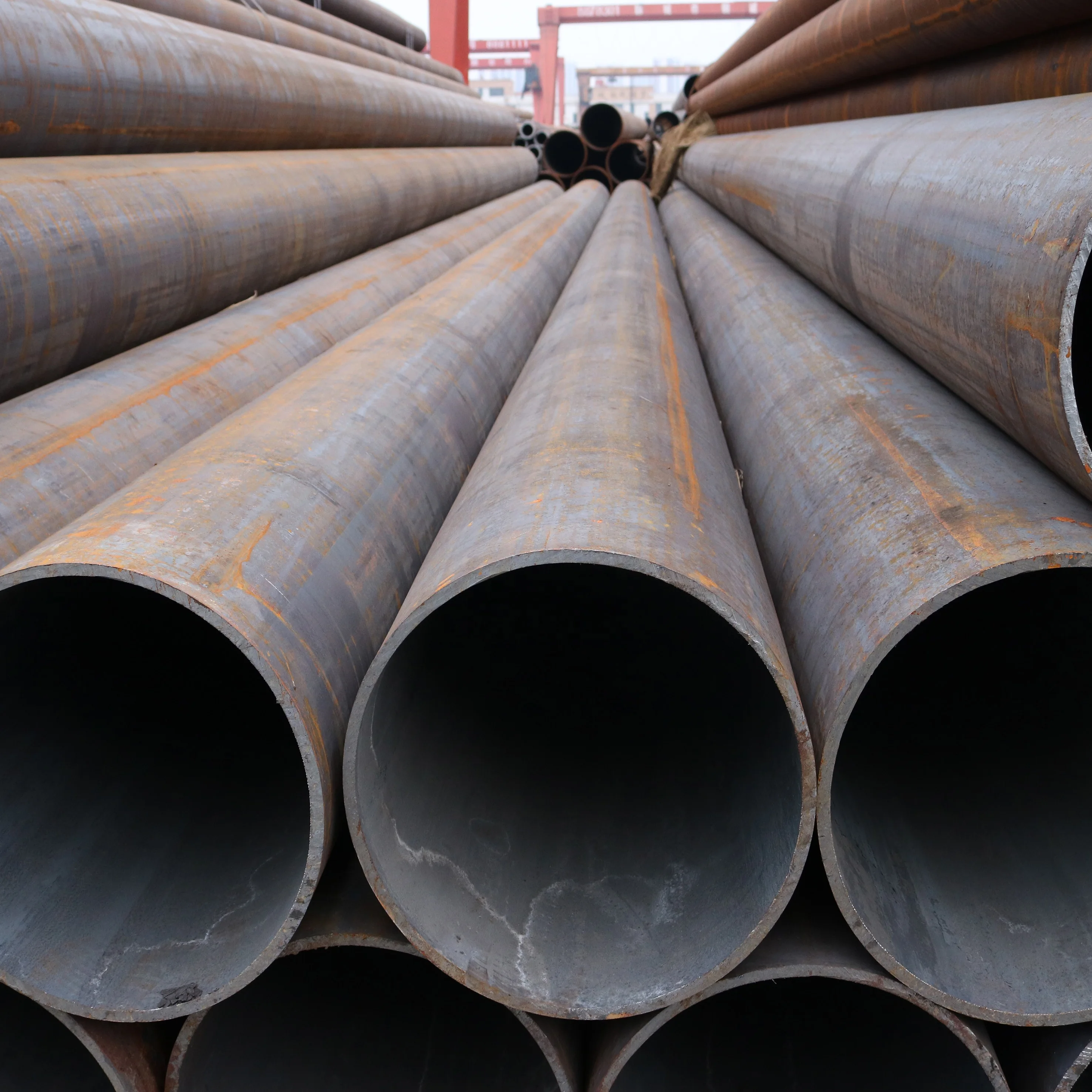 ASTM A106 Q345B Q195 DN600 Hot rolled Alloy Seamless pipe Oil pipe carbon steel pipe