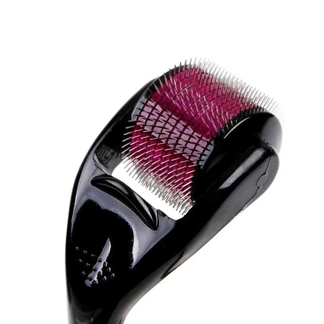 360 degree rotating personal skin ice derma 05 real micro needle derma roller system for hair regrowth