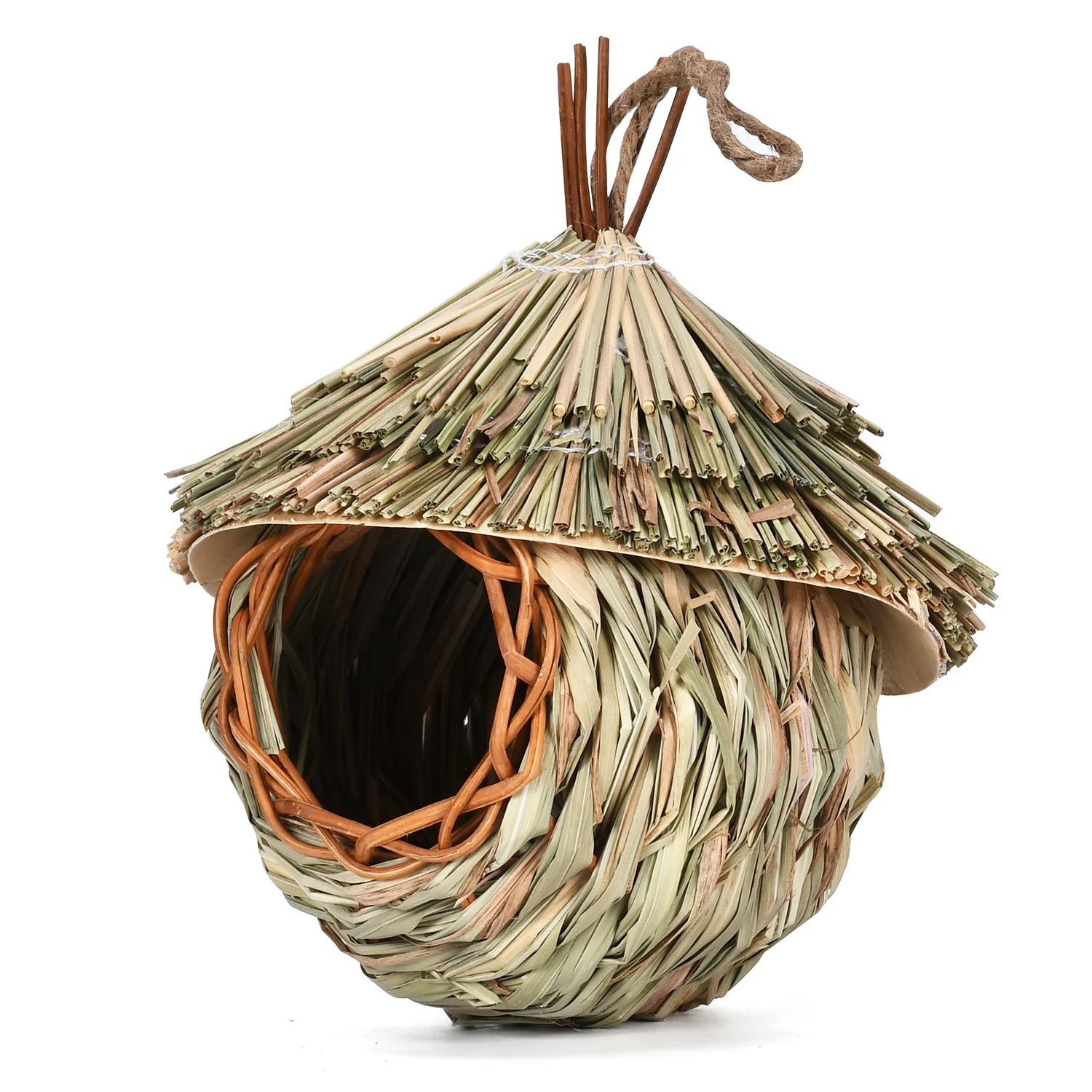 New Arrival Creative Birdhouse - Hanging Handwoven Grass Bird Nest for Nursery Environment Decoration