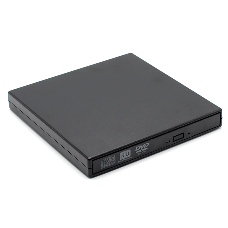 DVD ROM External Optical Drive USB 2.0 CD/DVD-ROM CD-RW Player Burner Slim Reader Recorder Portable for Laptop windows Macbook