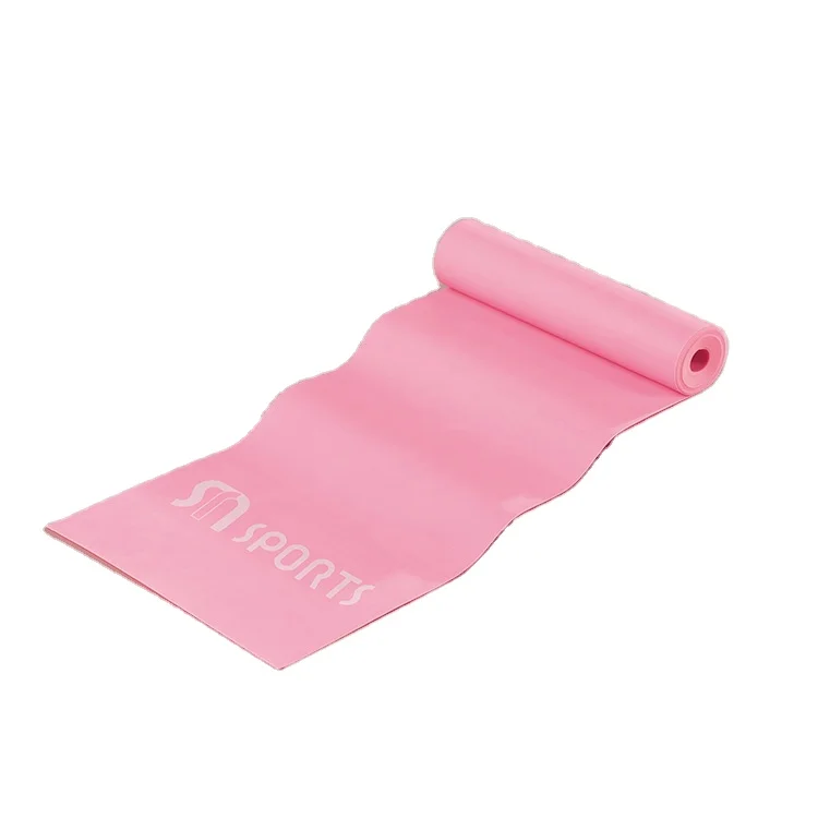 High Strength Customized Elastic Yoga Band Latex Resistance Bands Roll