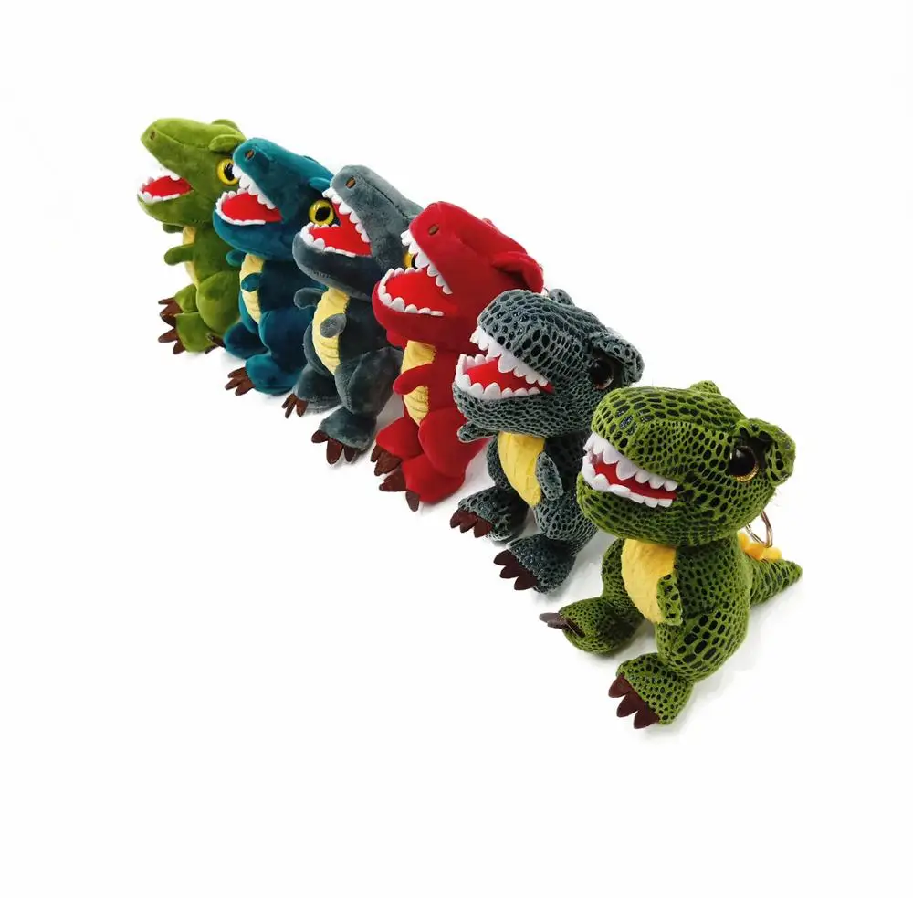 Animated stuffed toy dinosaur colorful wholesale dinosaur plush toy soft animal dinosaur plush