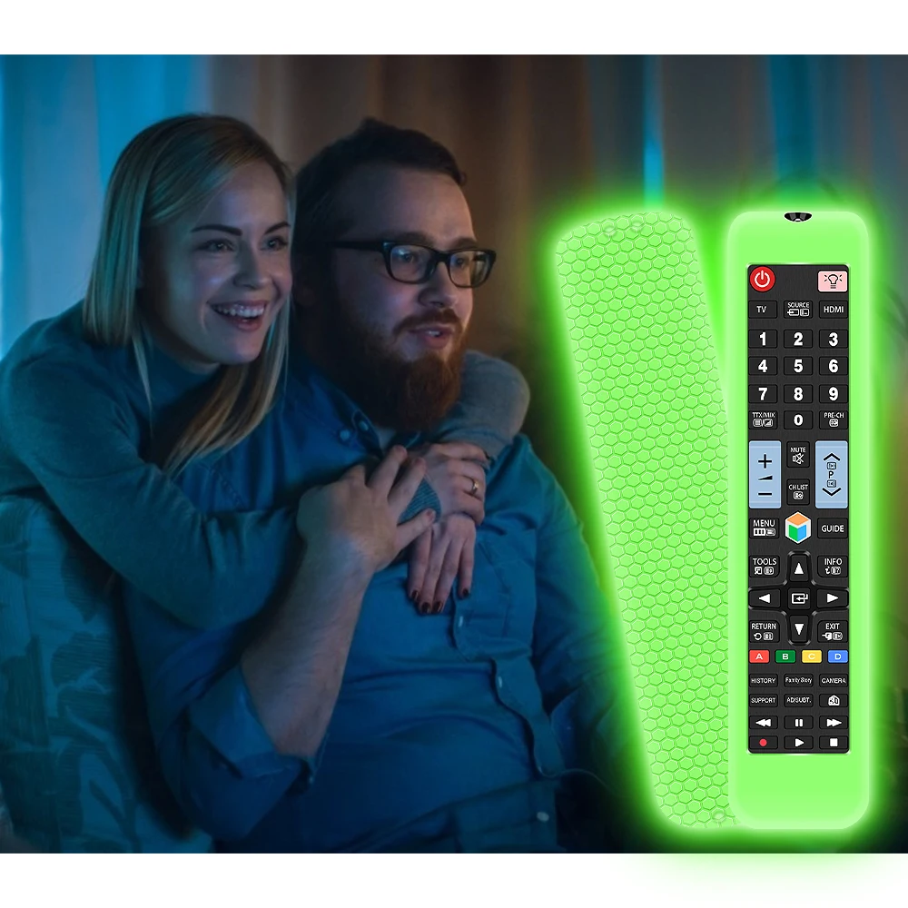 Soft Silicone Protective Sleeve tv Remote Controller Protecting Cover Case for Samsung LCD LED HDTV 3D Smart TV remote control