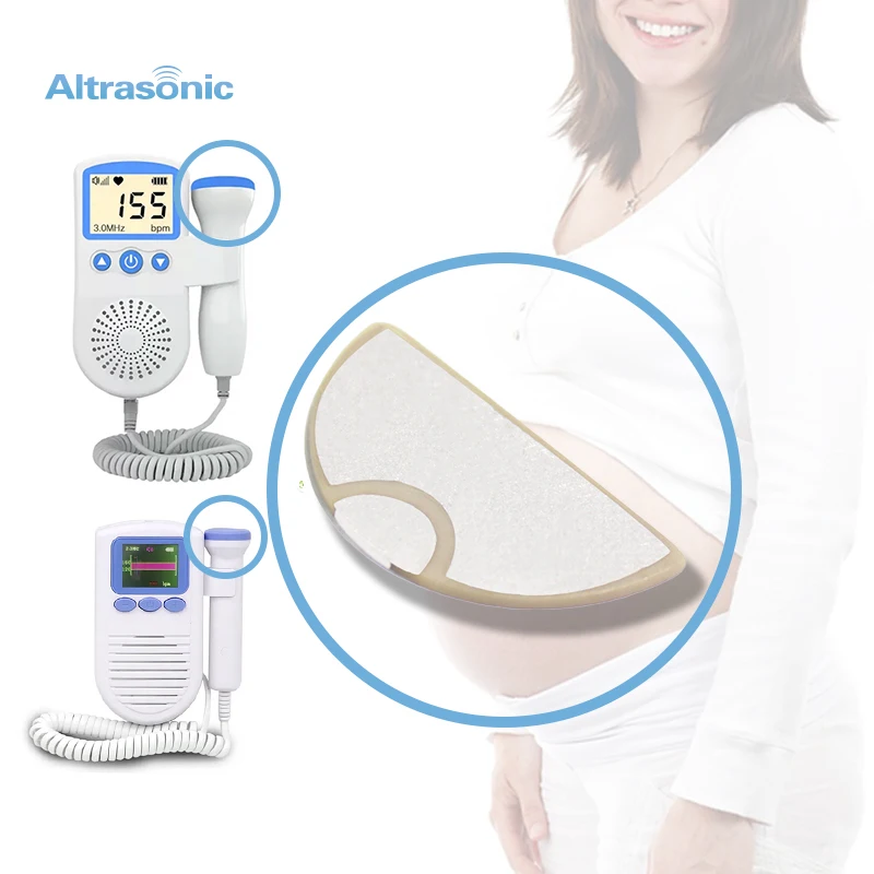 Diameter 20Mm 2.5Mhz Half Moon Pzt Piezo Ceramic Ultrasonic Piezoelectric Disc For Heartbeat Baby Monitor Fetal Doppler