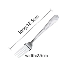 Stainless steel tableware kitchenware fork single item home style restaurant