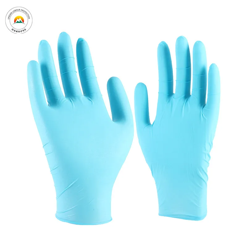 Hot Popular Top Quality 9Inch Blue Nitrile Work Gloves
