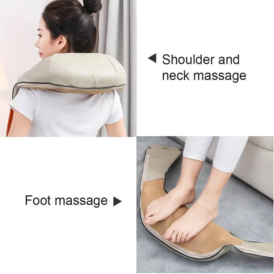 Shoulder Massage Machine Vibration Shiatsu Belt Back and Neck Massager