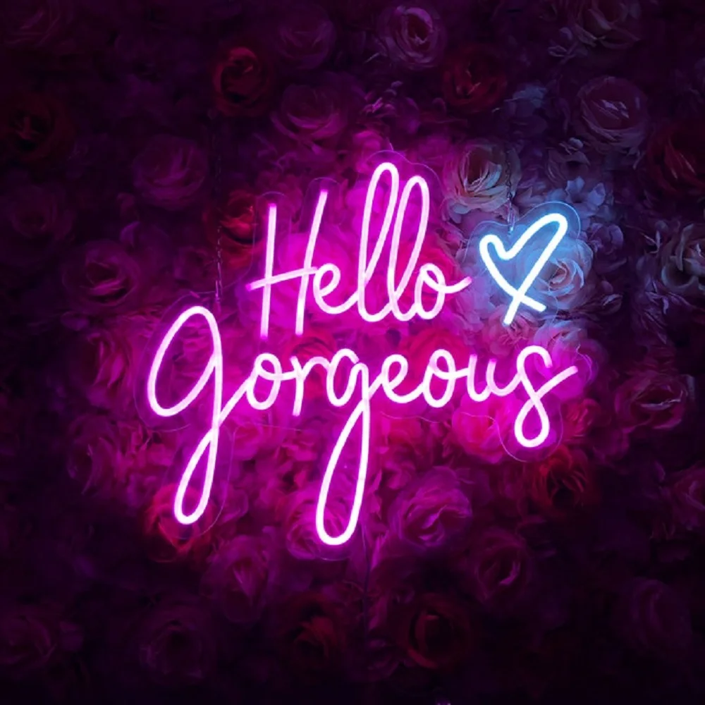 Free sample Custom led light girls neon sign NO MOQ electronic signs for room birthday party home wedding decor