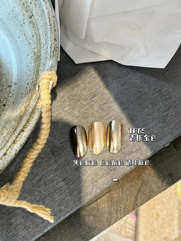 2023 Best Chameleon Pigment Magic Mirror Metallic Nail Glitter Chrome Powder Mirror Powder Nail