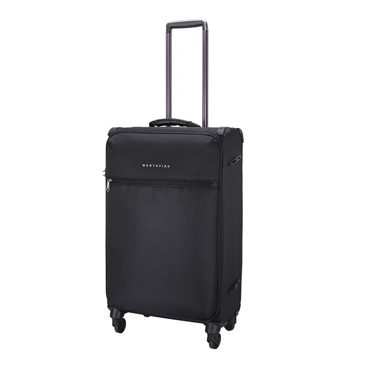 Worthfind Wholesale 24 inch 28 inch Light Weight Durable Waterproof Oxford Travel Bags Hotel Airport Trolley Carryon Luggage