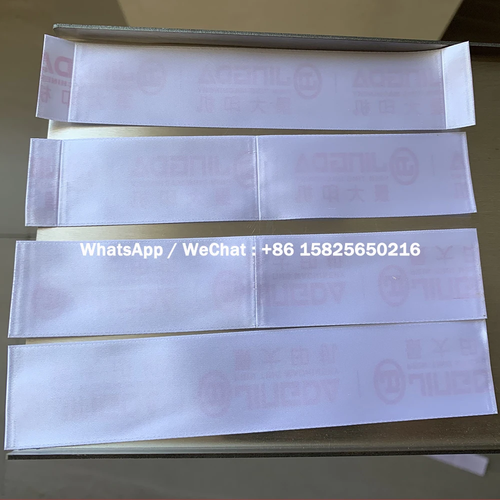 JC-3080 JINGDA High Speed Ultrasonic Digital Label Cutting Machine For Polyester Satin Ribbon T-shirt Fabric Garment Care Label