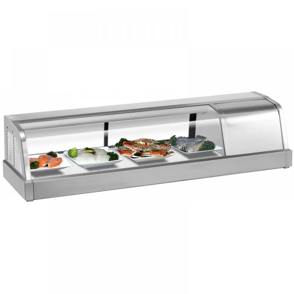 Counter Top Refrigerated Sushi Display Cooler Cabinet,Sushi Cabinet,Sushi Showcase Supermarket