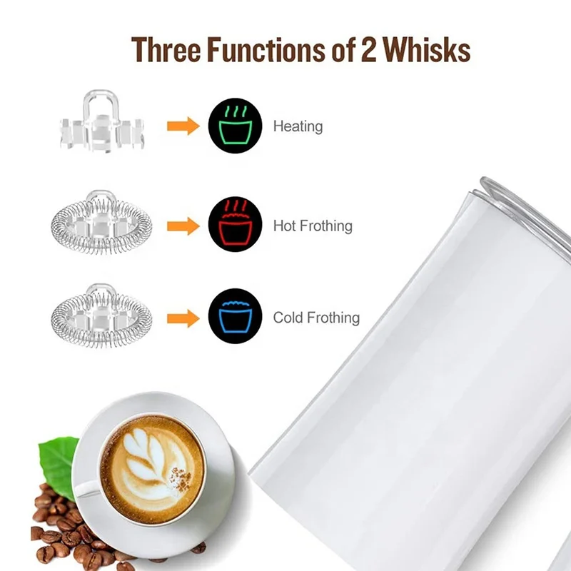 Household coffee milk frother, latte cappuccino milk frothing electric chocolate mixer