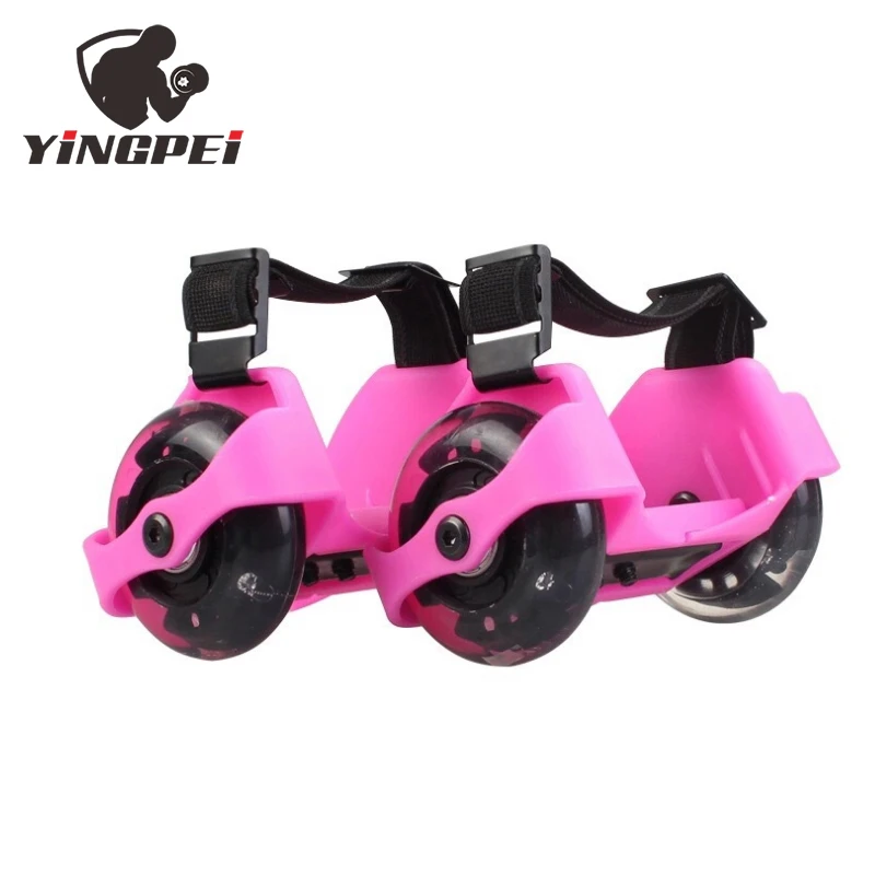 YINGPEI Fashion Durable Adjustable Flashing Wheel Shoes Light-up Roller Skates Flashing Roller For Kids