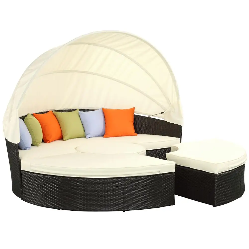 Audu Large Hotel Or Home Bed Round Shaped Beside Pool