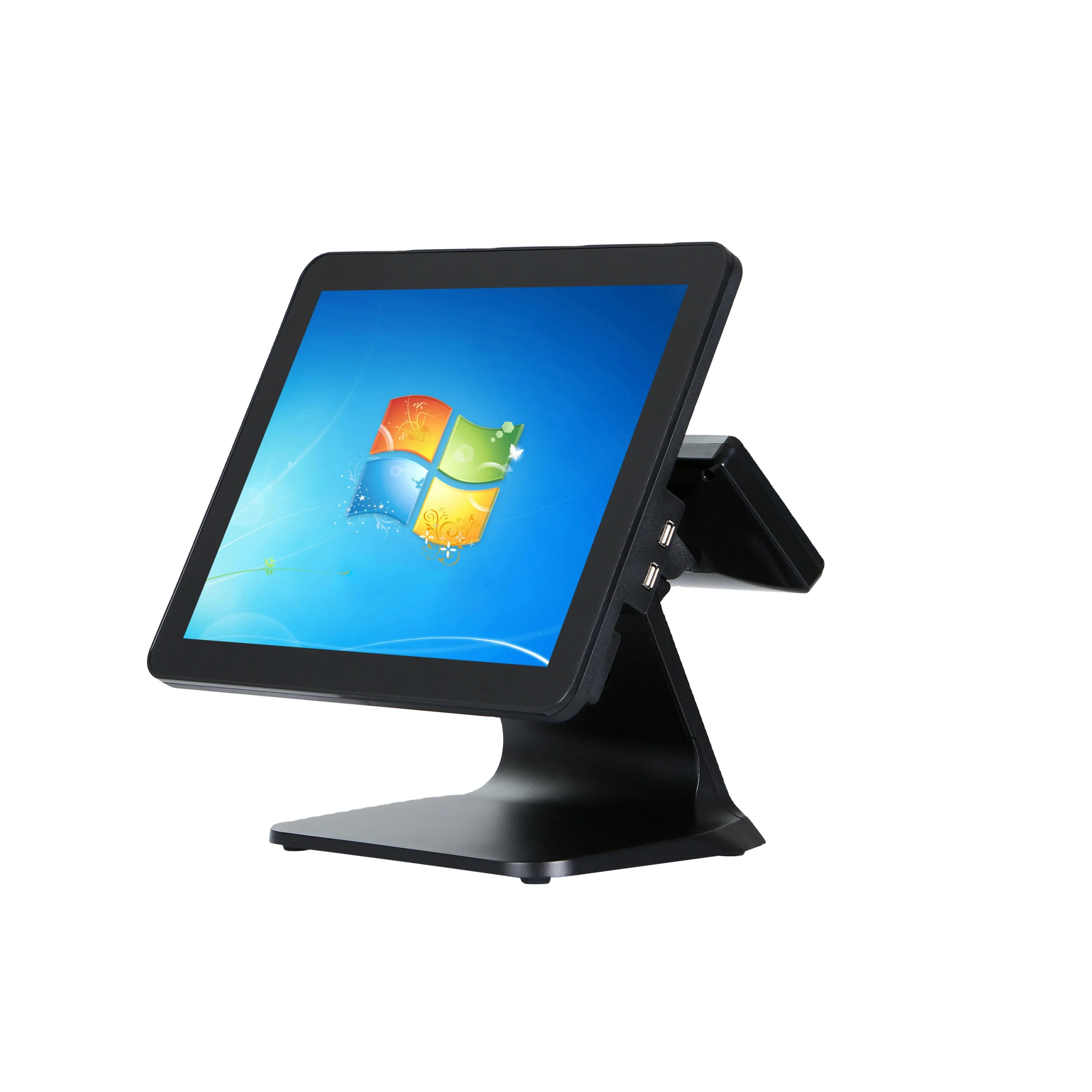 Wholesale 15 inch touch pos cash register dual screen vfdpos machine restaurant point of sale pos system for sale