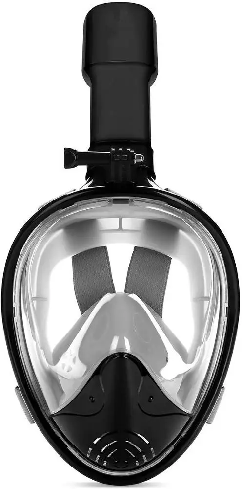 
Original Full Face Snorkeling and Diving Mask with 180 Panoramic Viewing - Longer Ventilation Pipe, Watertight, Anti Fog 