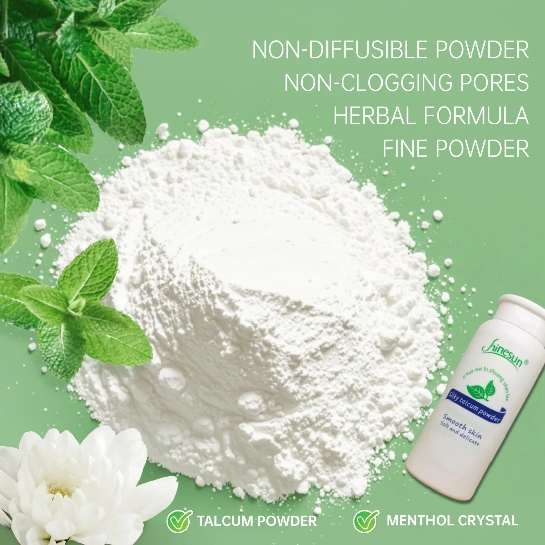 Summer Baby Prickly Heat Powder Herbal Scent Talcum body Care Powder Premium Perfumed Organic Anti itching Skin Care Talc Powder