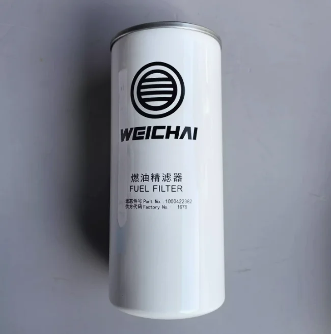 Weichai Construction Machinery Parts Diesel Fuel Fine Filter Element P7 P8 P9 P10 Model 1000422382A